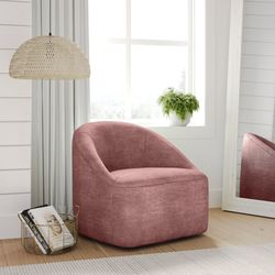 Lulu2 Lilac Lulu Swivel Accent Chair