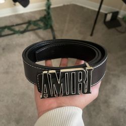 Black Amiri Belt Size 40-120