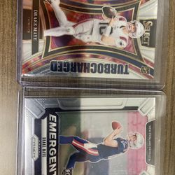Drake Maye Rookie 2 Card Lot - $20
