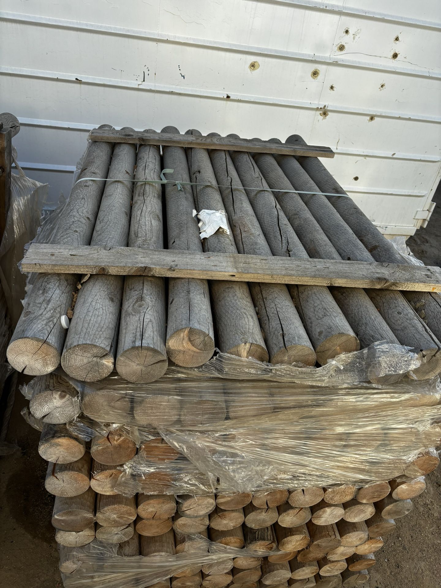Round Wood For Fence