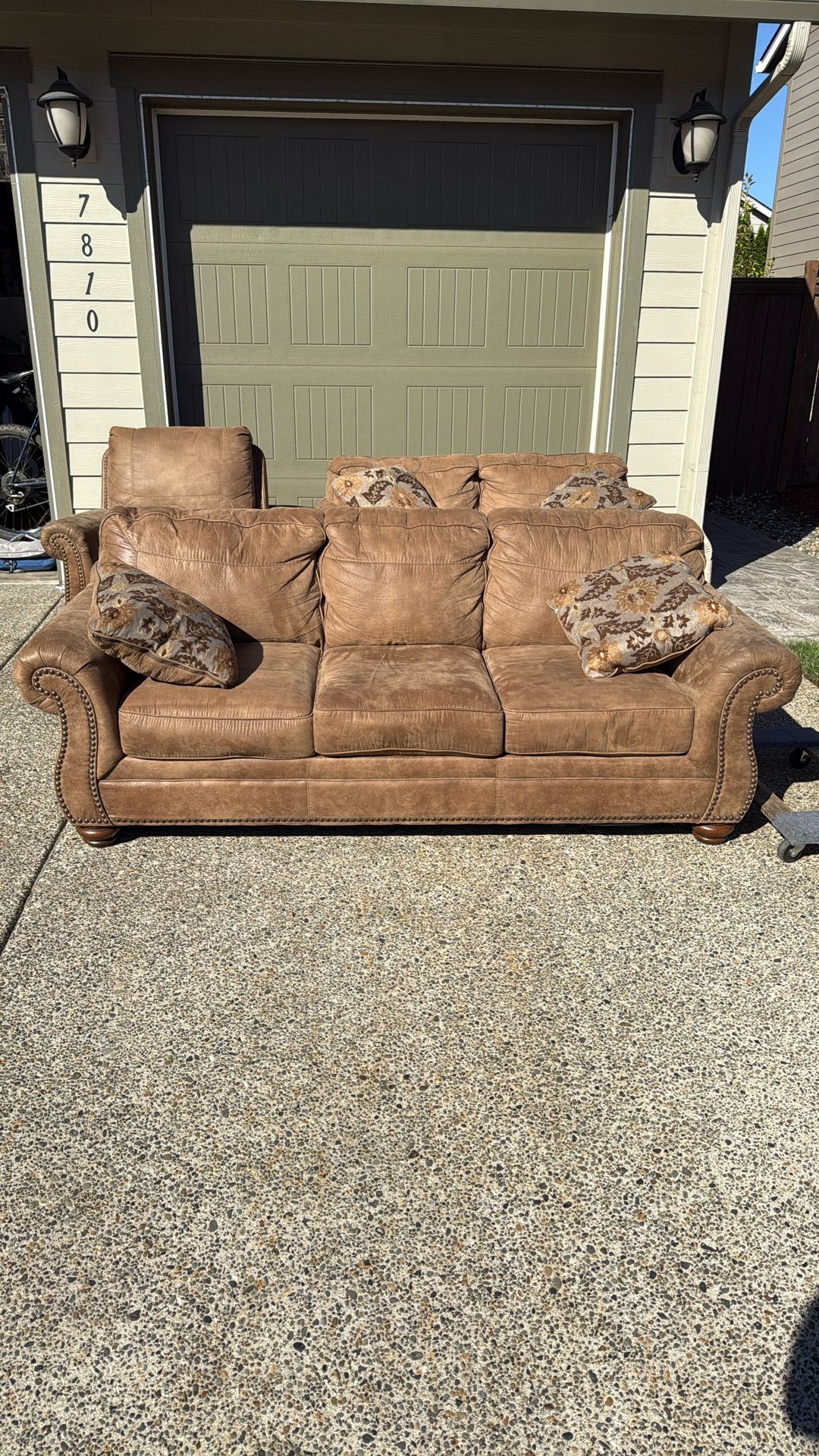 FREE Couches Set With A Recliner /rocker Chair 