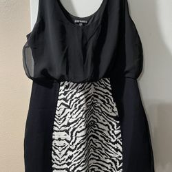Womens Sz.Large Black Express Dress 👗 