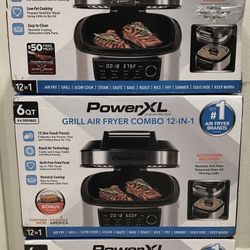 Power XL Grill & Air Fryer Combo 12 In 1 Brand New 