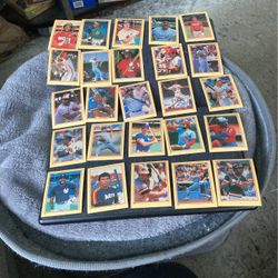25 1984 Fleer Baseball Star Stickers