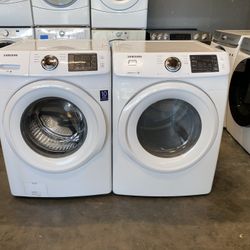 SAMSUNG XL CAPACITY WASHER DRYER ELECTRIC SET 