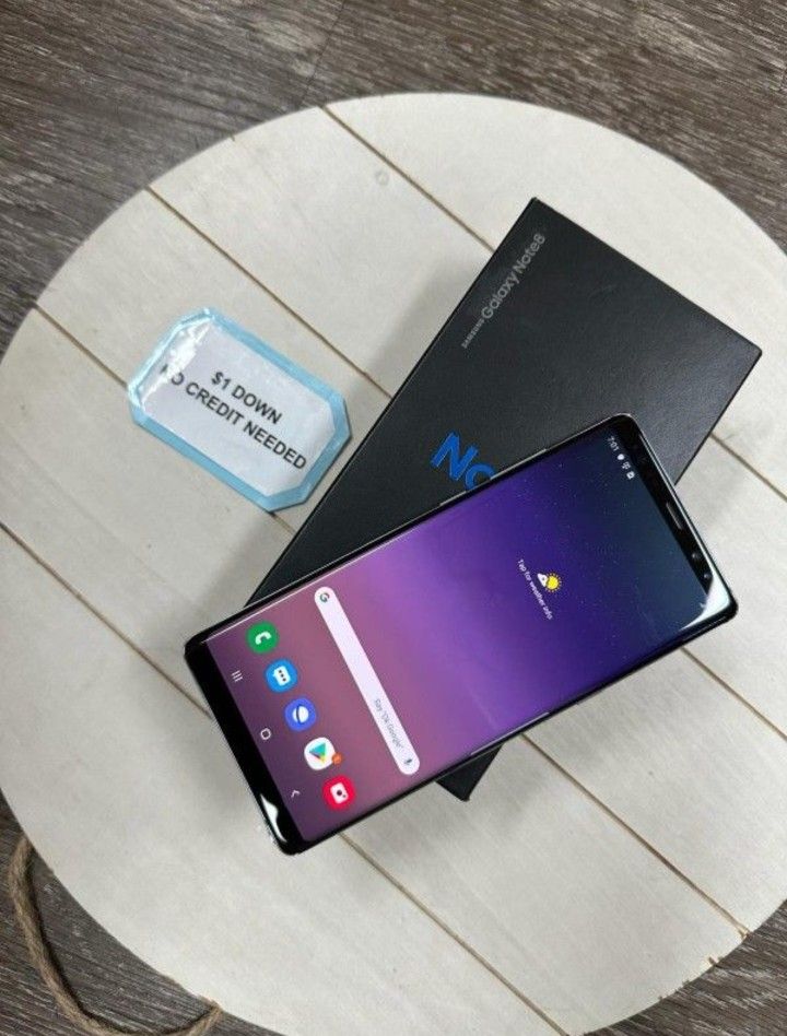 Samsung Galaxy Note 8 Unlocked - Only $5 Today Pay The Rest Later!