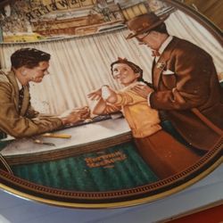 4 Norman Rockwell Plates All 4 For 20.00