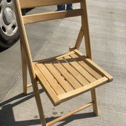 Cute Folding Wooden Chair