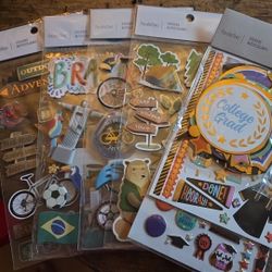 Scrapbooking Stickers Puffy 5 Packs