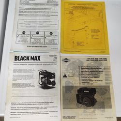 Black Max 6250 Watt Gasoline Generator 