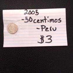 2005 50 Centimos - Peru Coin