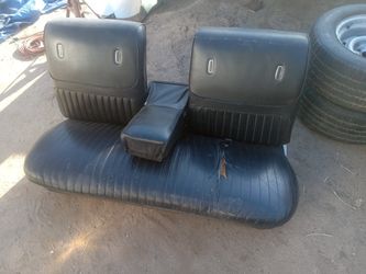 Chevelle El Camino Malibu Skylark Cutlass Gto Front Bench Seat With Fold Down Arm Rest nch Seat