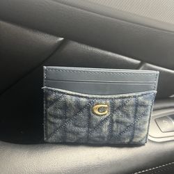 Coach wallet leather