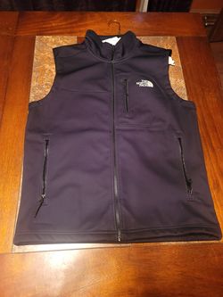 north face vest large