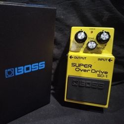 BOSS SD-1 SUPER OVERDRIVE GUITAR PEDAL