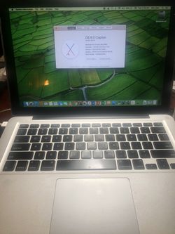Apple MacBook Pro 13” Aluminum Unibody Laptop