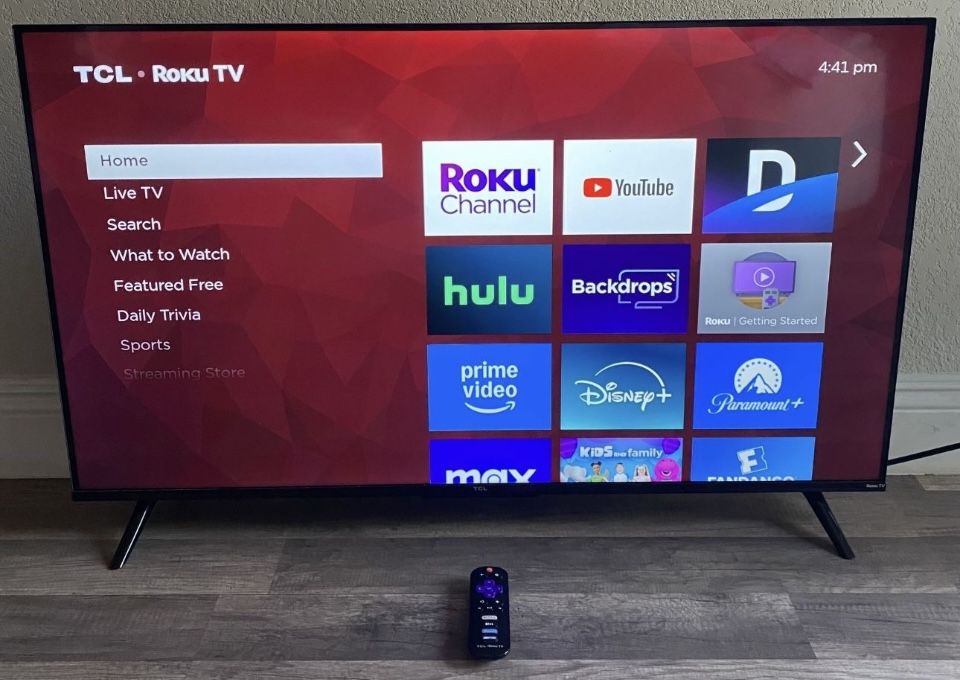 43” TCL Roku Smart TV
