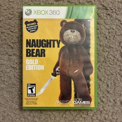 Xbox 360 Naughty Bear Gold Edition