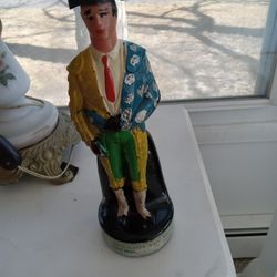 Vintage Spanish Conquestador Wine Bottle 