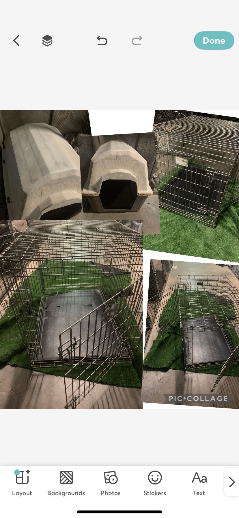 Large Dog Crate Double Door Foldable Xtra Home