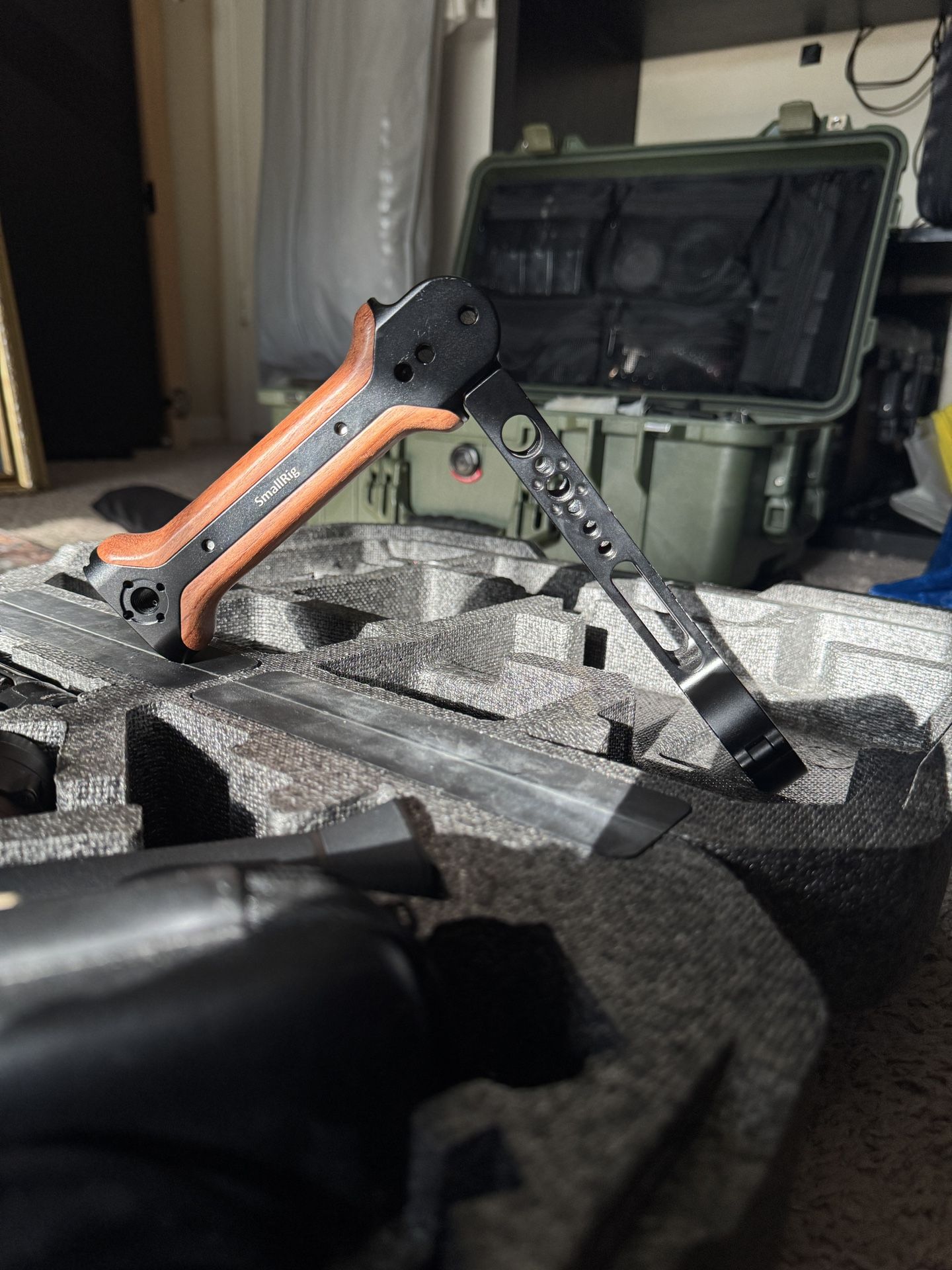 Wooden Smallrig Handle For Dji Ronin Sc
