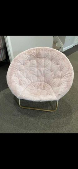 Papasan Chair in soft pink