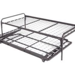 Twin Bed with Trundle Pop-Up