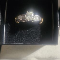 Heavy 14k White And Yellow Gold  2 carat Total