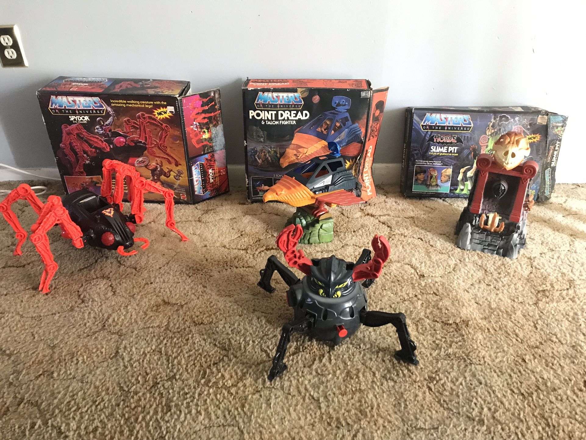 Original 1980s He-Man Masters Of The Universe play sets 