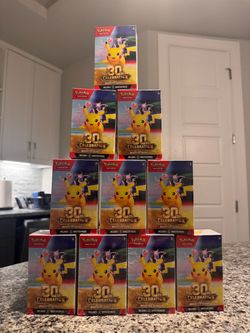 Pokémon 30th Celebration Booster Bundle x10
