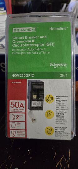 Square D Circuit Breaker And Ground Fault Circuit Interrupter