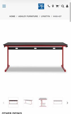 Gaming desk new ashley furniture