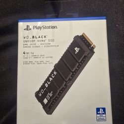 WD - BLACK SN850P 4TB Internal SSD PCIe Gen 4 x4 with Heatsink for PS5