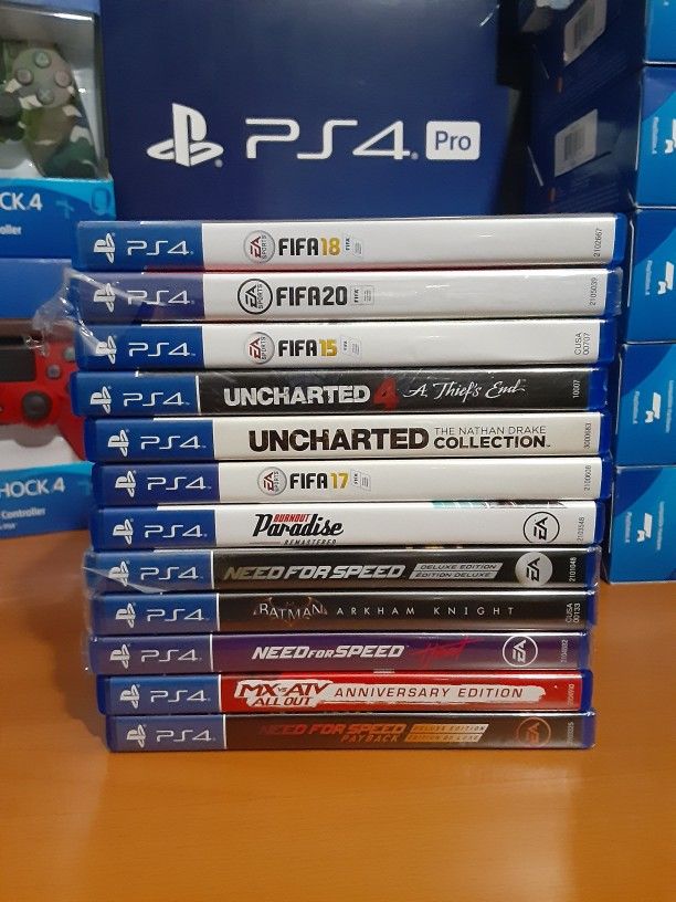 PS4 Bundle with 8 New Controllers And 4TB Extended Storage +12 Games