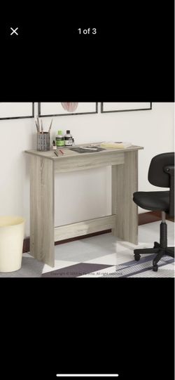 Laminated Simplistic Study Table Desk, Sonoma Oak. OPEN TO BEST OFFER