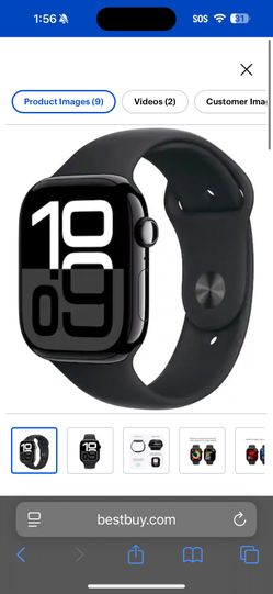 Apple Watch 10 46mm Black GPS + Cellular