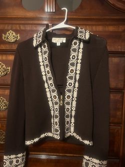 St. John Collection Knit Jacket Size 4