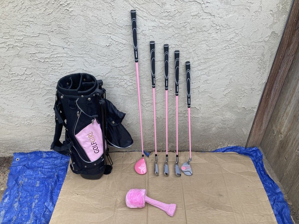 Golf Girl Junior Tour RH Golf Clubs & Bag