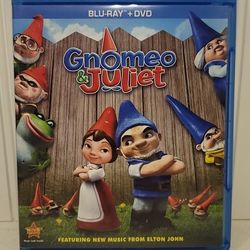 $5 BLU RAY MOVIE. GNOMEO & JULIET. BLU RAY ONLY. NO DIGITAL. $5 OR TRADE FOR A MOVIE TITLE I DO NOT ALREADY .