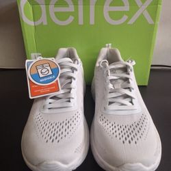 AETREX DANIKA WHITE SHOES SIZE 9.5
