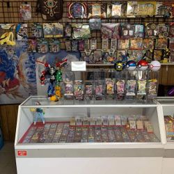 Video games, Trading cards (pokemon/magic), Toys 