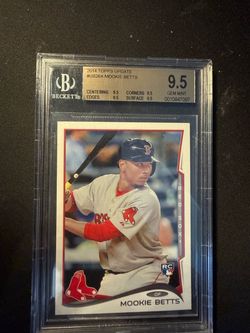 2014 Topps Update Mookie Betts Rookie Card #US26A – BGS 9.5 Gem Mint