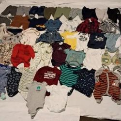 Lot Of 46  3-6month Boys Clothes Excellent Condition 