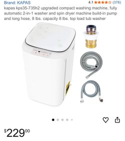 New in box compact washer!