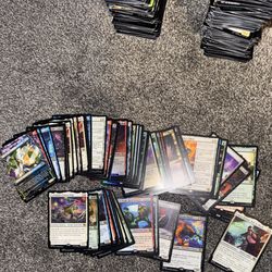 Large Stacks Of Magic The Gathering Cards!