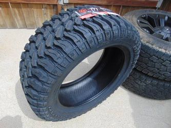 4 New LT 275 55 20 Hercules TIS Offroad M/T 10PLY Tires *Date 2026