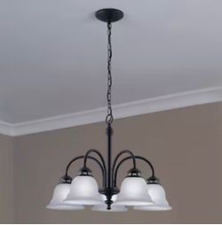 24” 5 light chandelier