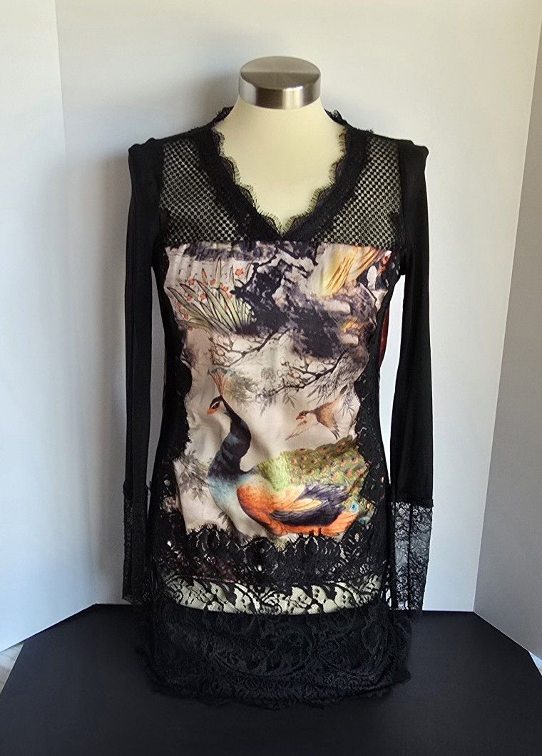 CYANINE SEA Women Long Lace Blouse