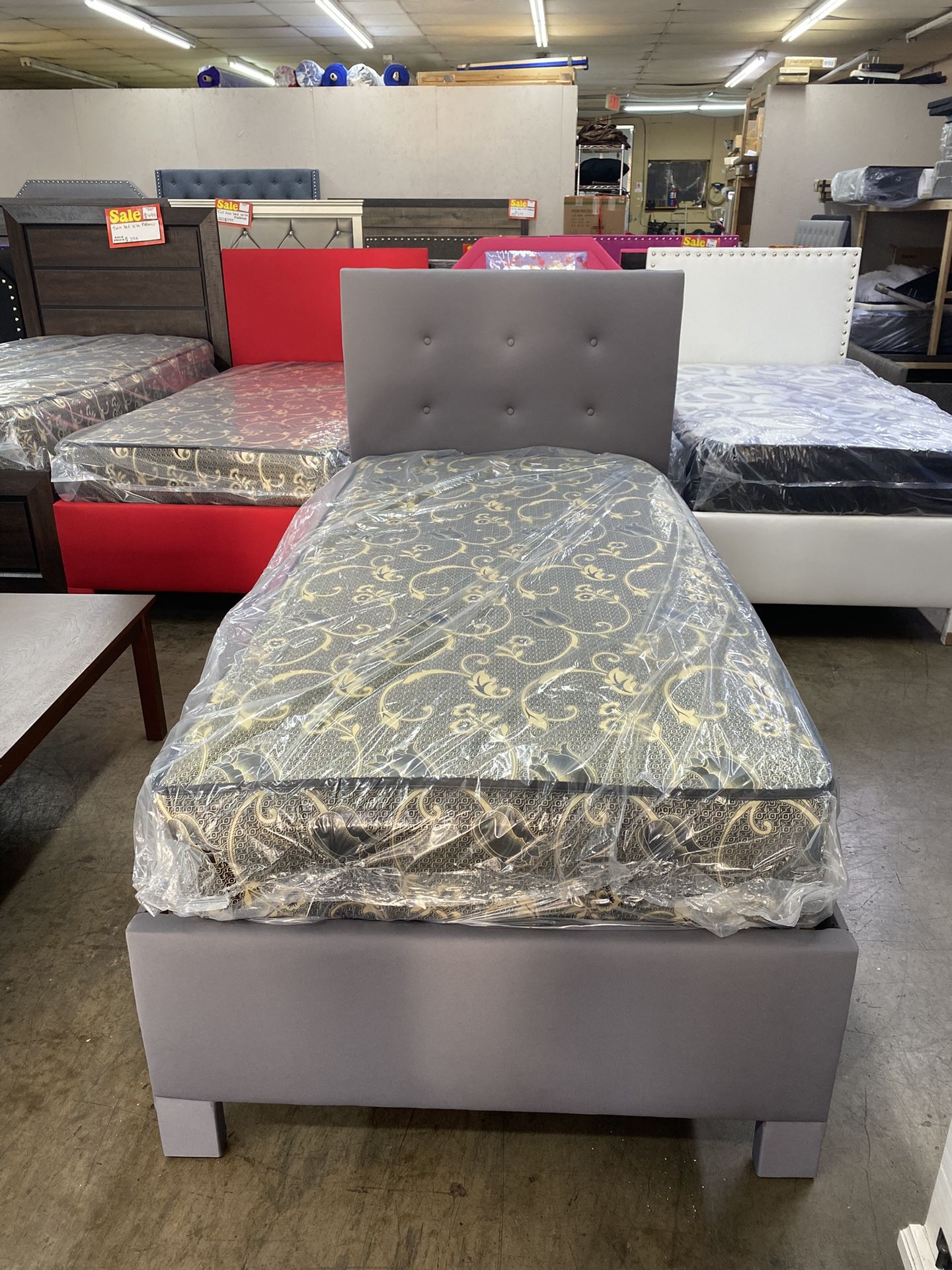 Twin Bed With Mattress