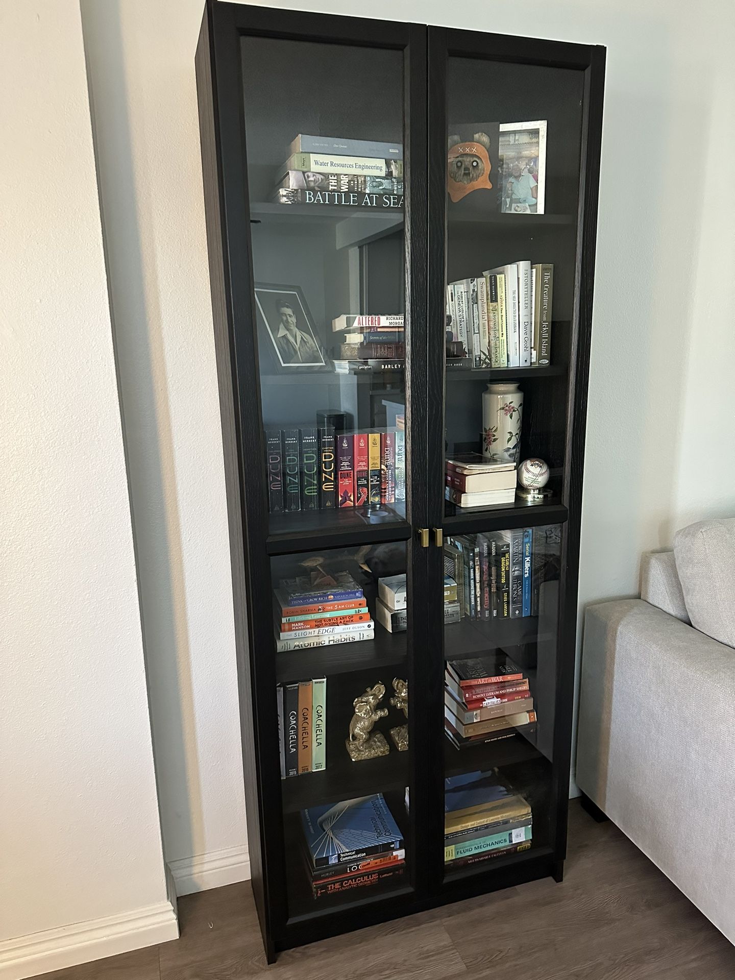 Bookcase With Glass Doors